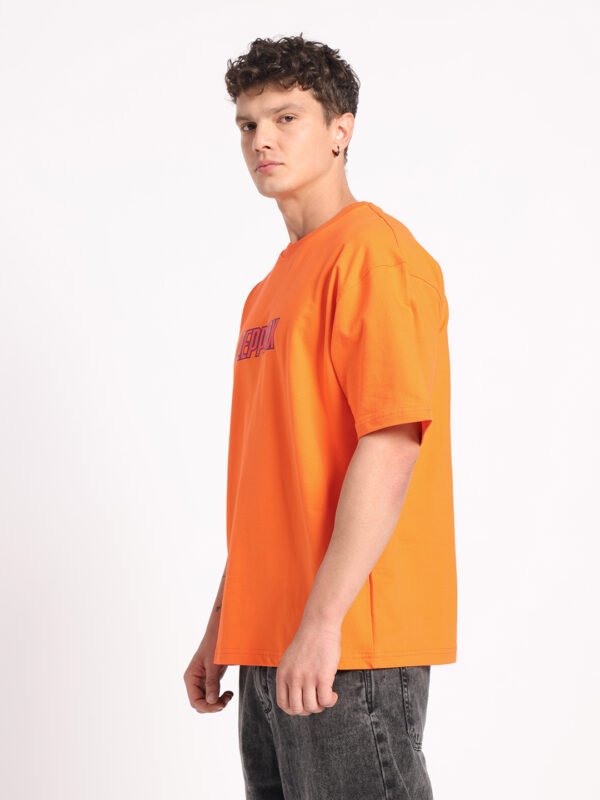 Z E P P E R X Oversized Orange Graphic Tee – ZepperX