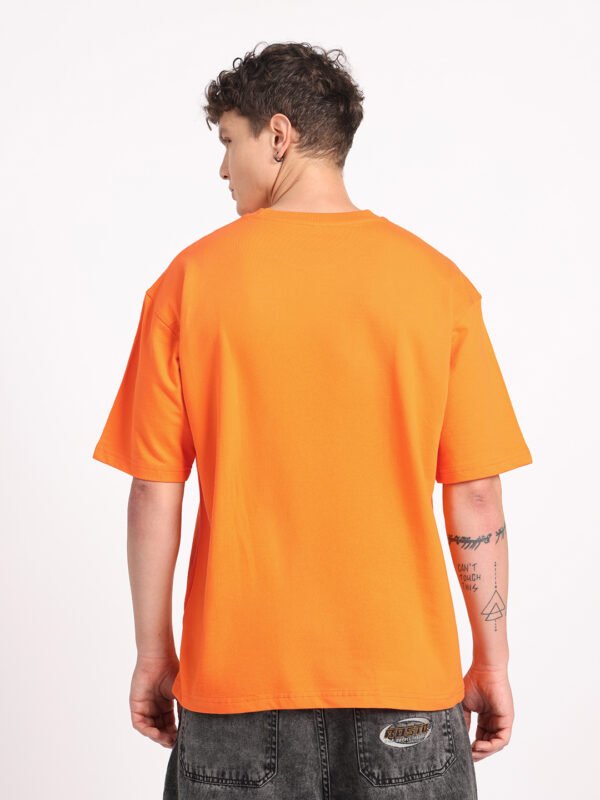 Z E P P E R X Oversized Orange Graphic Tee – ZepperX